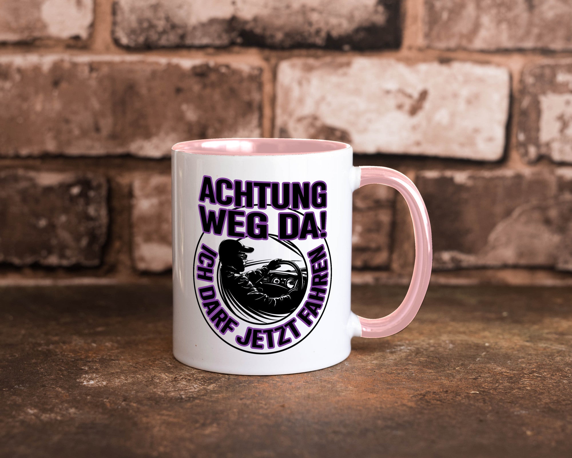 Achtung weg da ich darf jetzt Fahren | Führerschein lustig Humor Geschenkidee