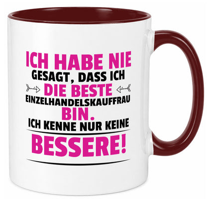 Die Beste Einzelhandelskauffrau | Einzelhandel Geschenkidee Humor Tasse