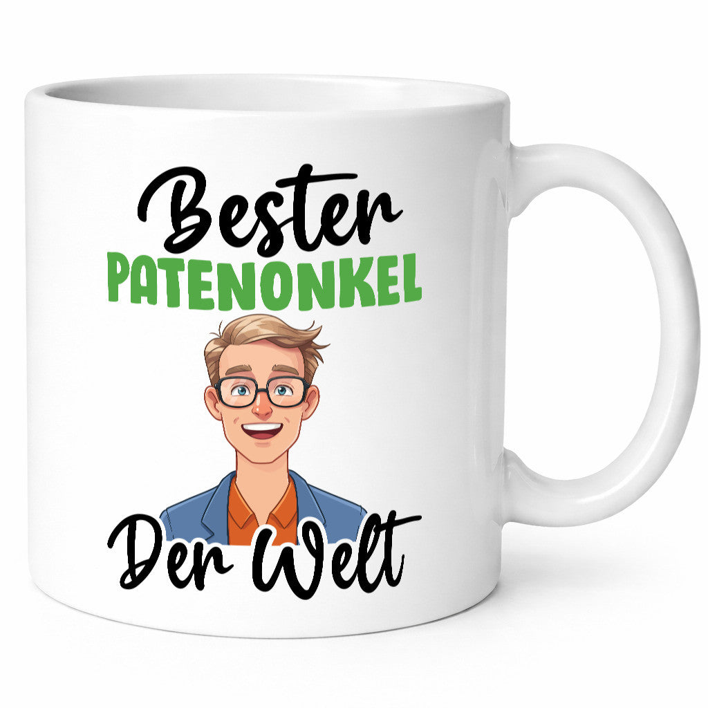 Bester Patenonkel | Onkel lustiger Spruch Geschenk Humor Geschenkidee Tasse