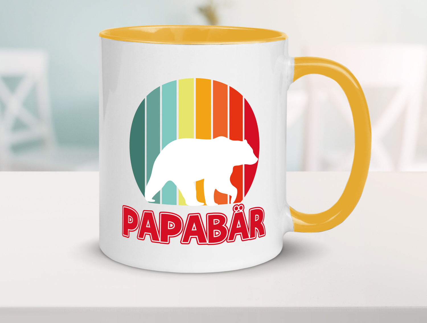Papabär | Papa Tasse Vater Vatertag Bär lustiger Spruch Geschenk Familie