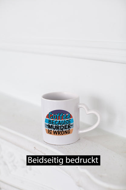Kaffeetrinker Tasse | schwarzer Humor Büro Spruch Geschenk Arbeit Kollegen