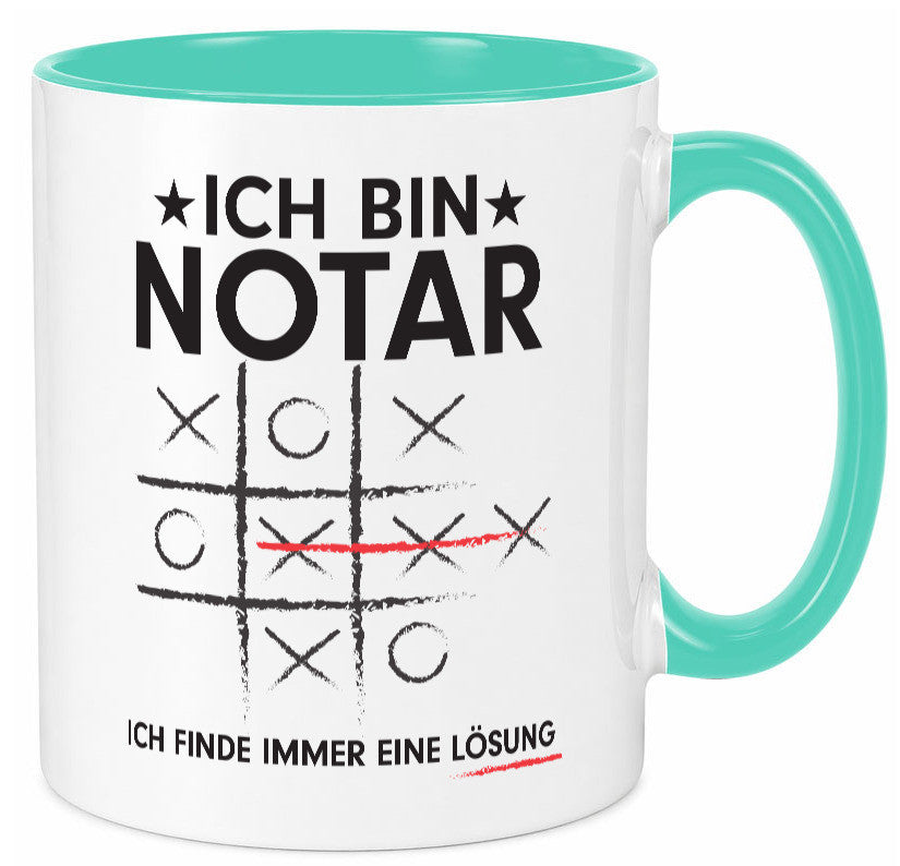 Löse Probleme: Notar | Jurist lustiger Spruch Geschenk Humor Geschenkidee Tasse