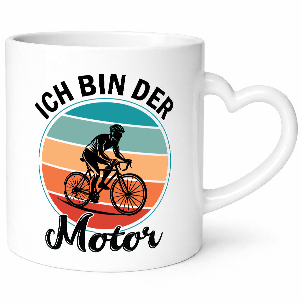Ich bin der Motor | Mountenbike Fahrrad lustiger Spruch Geschenk Humor