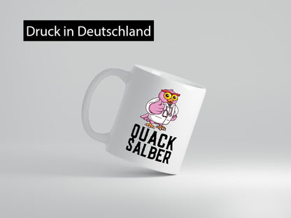 Quacksalber | witzige Ente Comic Arzt Ärztin lustiger Spruch Geschenk Humor