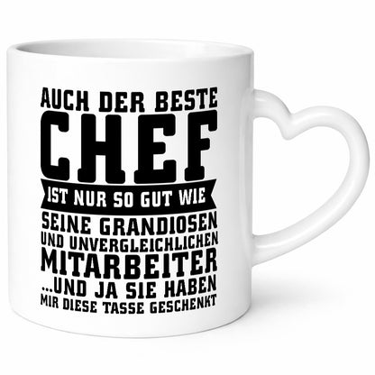 Bester Chef lustiger Spruch Geschenk Arbeit Kollegen Büro Tasse