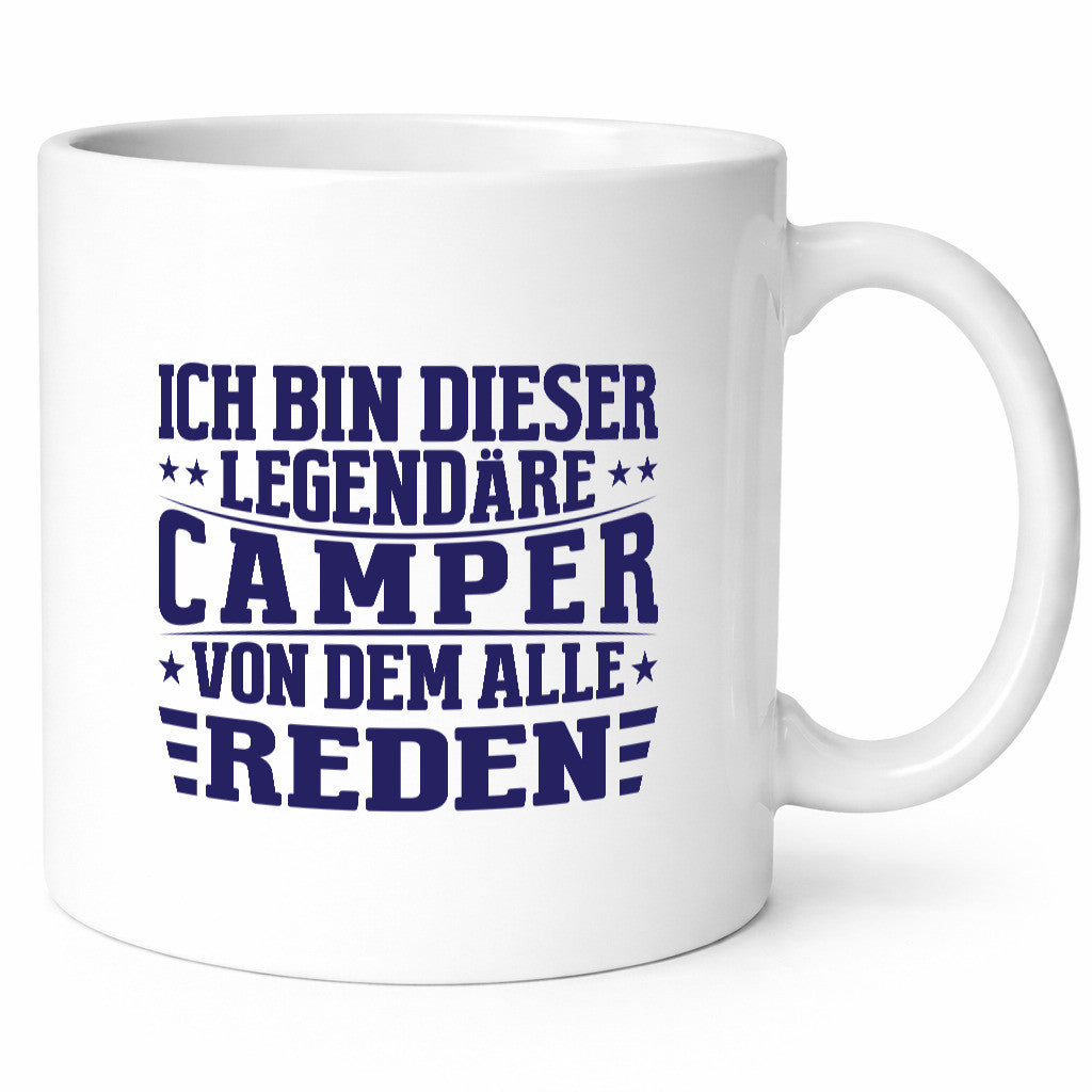 Legendäre Camper von dem Alle reden | Sterne Humor Geschenkidee Tasse