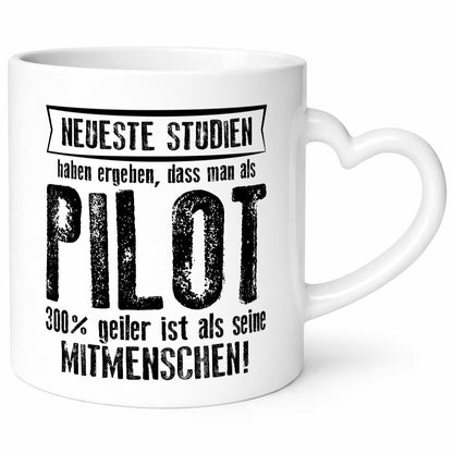 Neuste Studien: Pilot | Flugzeug Piloten Humor Geschenkidee Tasse
