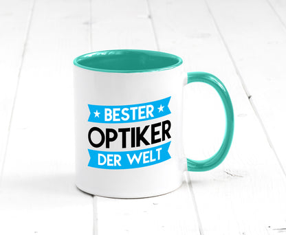 Bester Optiker | Augenoptiker Geschenkidee Humor Tasse