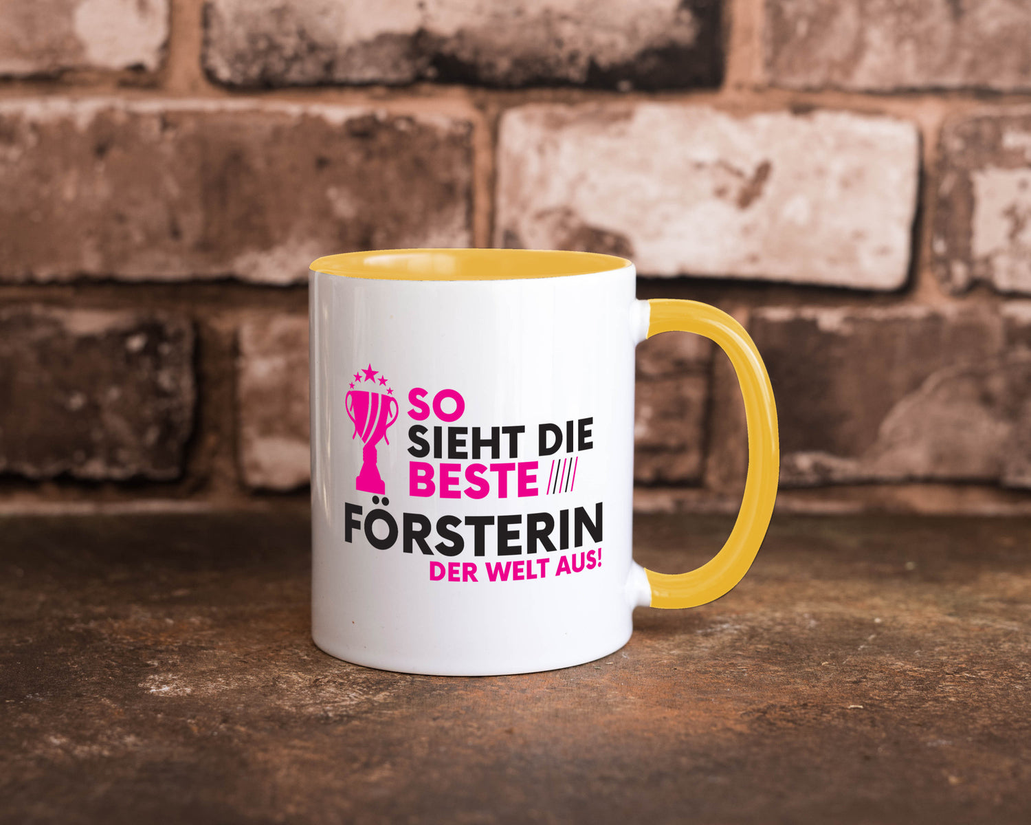 Die Weltbeste Försterin | Forst Arbeit Humor Kollegen Büro Geschenkidee Tasse