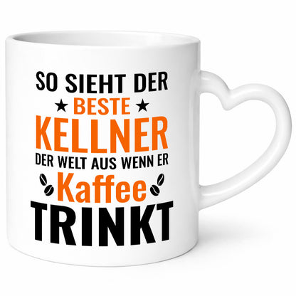 Kaffee trinkt: Kellner | Kellnerin Bedienung lustig Humor Geschenkidee Geschenk