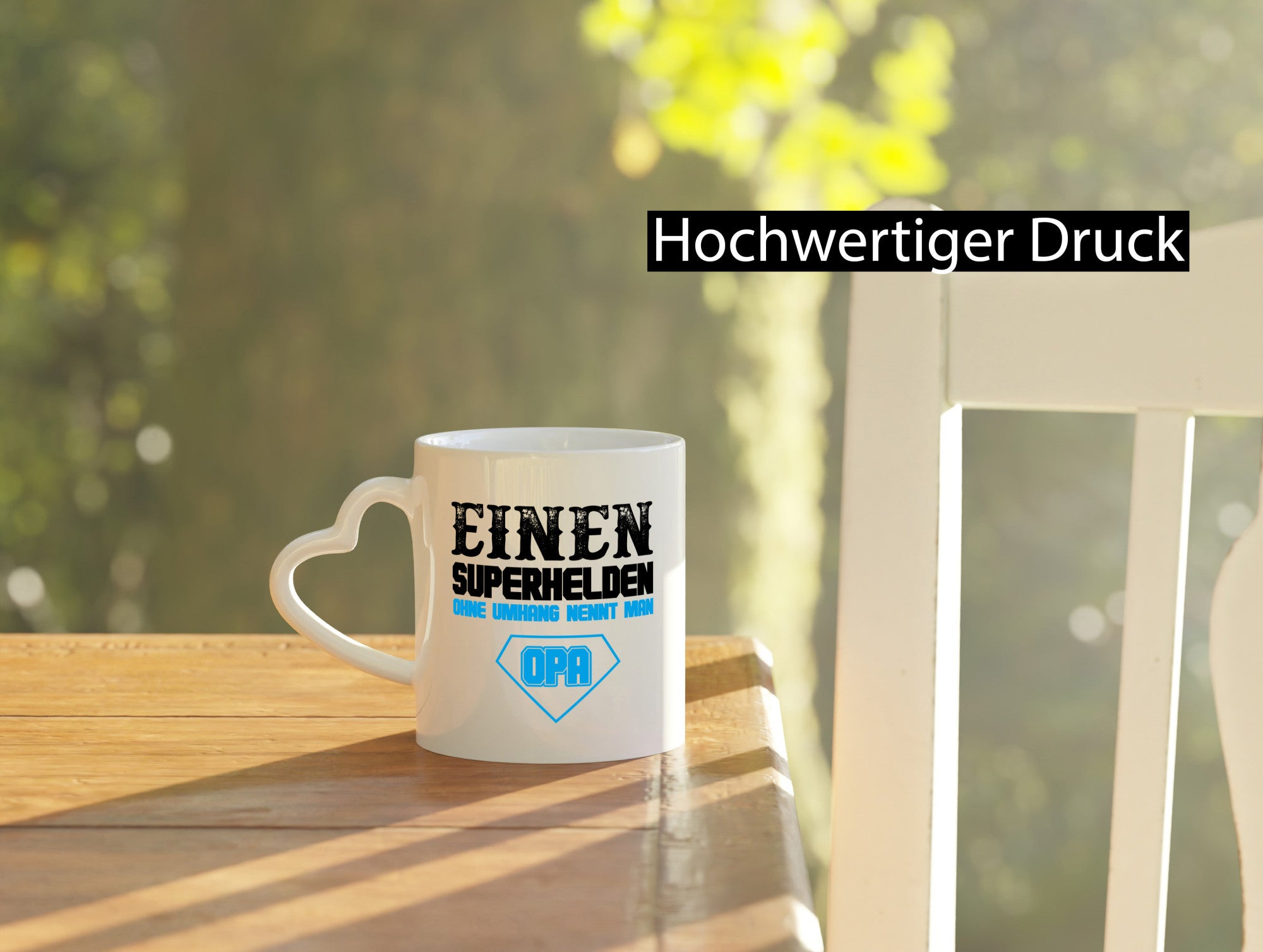 Superheld Opa Geschenk Familie Geschenkidee lustiger Spruch Tasse