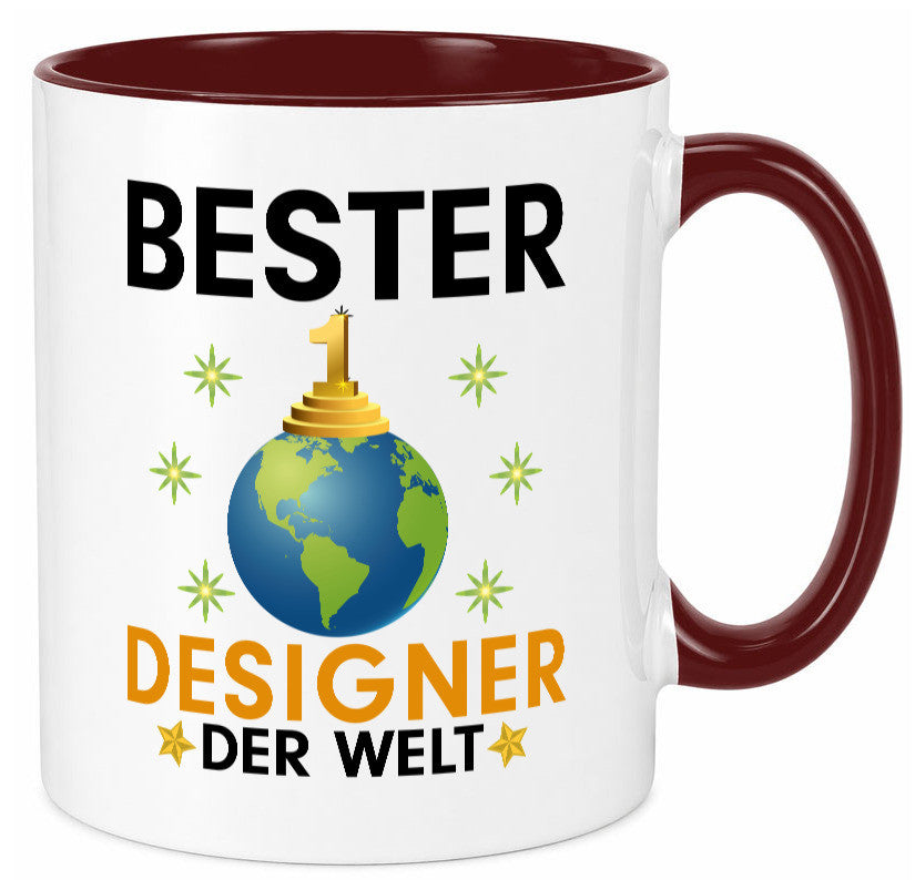Welt Bester Designer Beruf | Mode Geschenk Arbeit Kollegen Büro lustiger Spruch