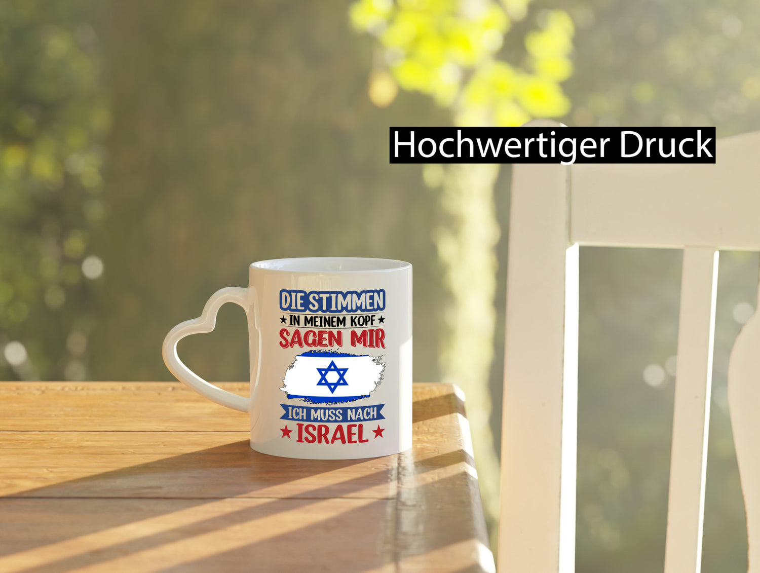 Israel | Urlaub Stimmen in meinem Kopf Traumland lustig Humor Geschenkidee