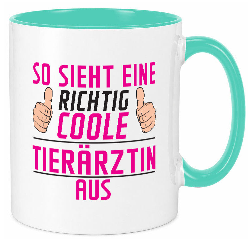Richtig Coole Tierärztin | Mediziner Tiermedizin lustig Tierliebhaber Humor