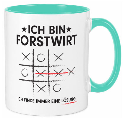 Lösung finden: Forstwirt | Waldarbeiter v2 Geschenkidee Arbeit Kollegen Büro