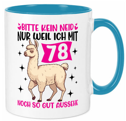 78. Geburtstag | 78 Jahre Lama gut aussehen Geschenk Geschenkidee lustiger
