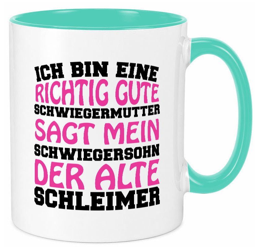 Gute Schwiegermutter lustig Familie Geschenkidee Geschenk Tasse