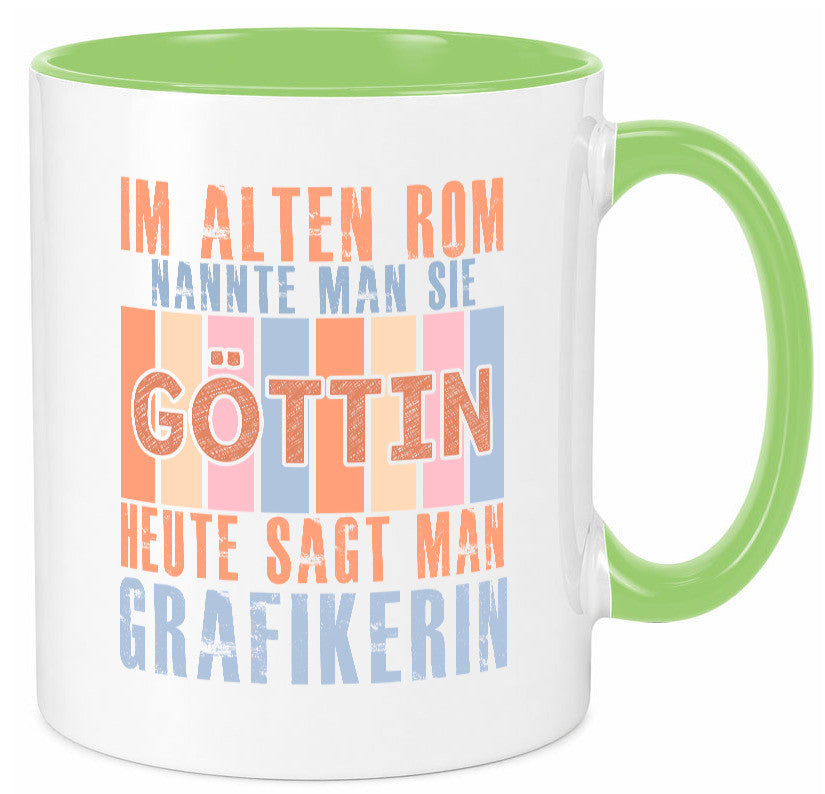 Heute sagt man: Grafikerin | Grafik Design Geschenk Humor Geschenkidee lustiger