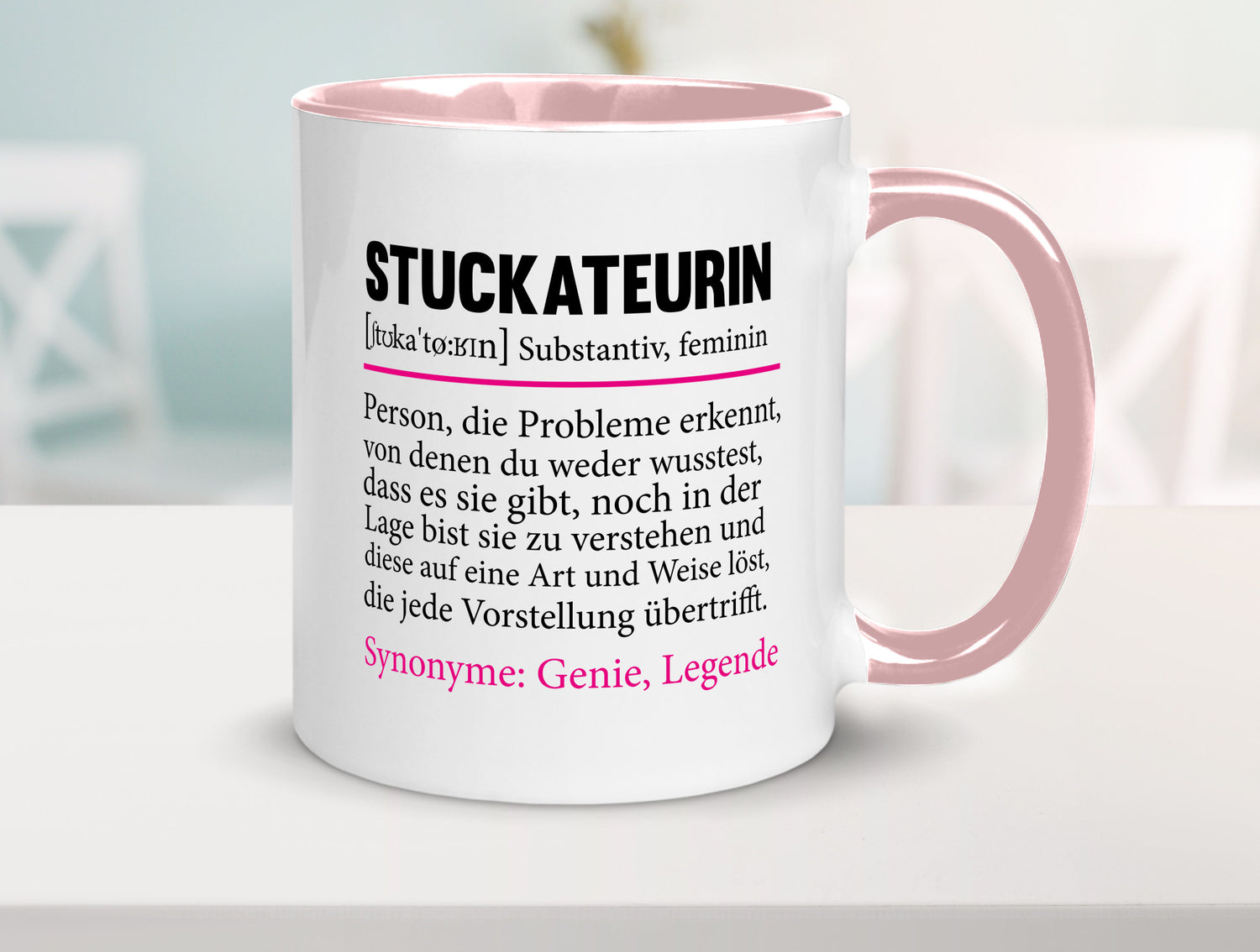 Stuckateurin | Innenausbau Beruf Humor Spruch Arbeit Kollegen Büro Geschenkidee