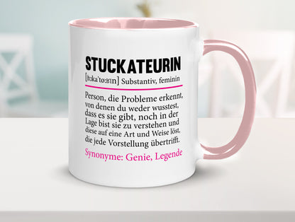 Stuckateurin | Innenausbau Beruf Humor Spruch Arbeit Kollegen Büro Geschenkidee