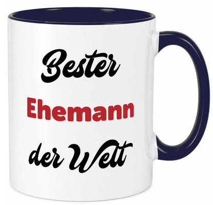 Bester Ehemann der Welt | Ehepaar Geschenkidee Humor Tasse
