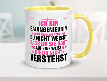 Löse Probleme: Bauingenieurin | Ingenieurin lustig Humor Geschenkidee Geschenk