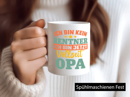 Ich bin kein Rentner, sondern Vollzeit-Opa | Ruhestand v2 lustiger Spruch Geschenk Familie
