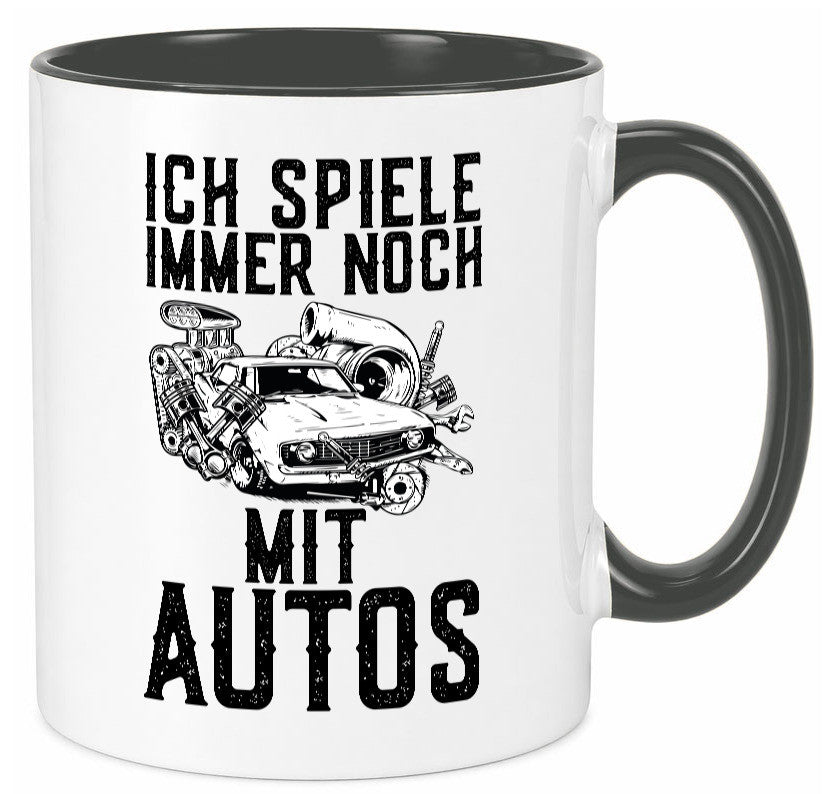 Spiele noch mit Autos | Werkstatt Werkzeug Mechaniker lustiger Spruch Geschenk