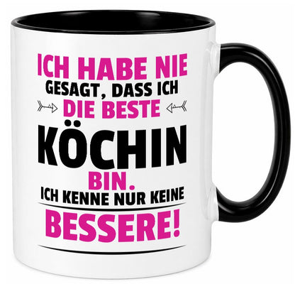 Die Beste Köchin | Chefköchin Chefkoch lustig Arbeit Kollegen Büro Geschenk Tasse