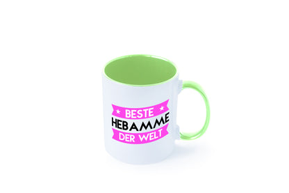Beste Hebamme | Geburtshilfe lustiger Spruch Geschenk Humor Geschenkidee Tasse