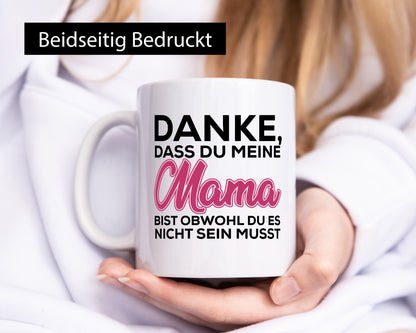 Mutter Liebe | Pflegemutter Tasse Stiefmutter Spruch lustiger Geschenk Familie