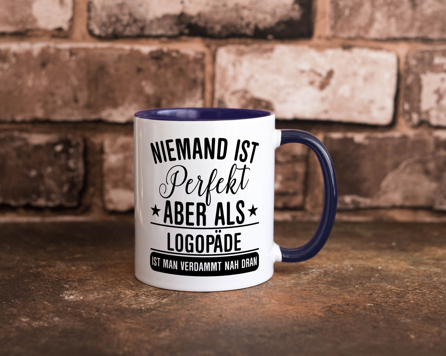 Verdammt nah dran: Logopäde | Sprachtherapie lustig Humor Geschenkidee Geschenk