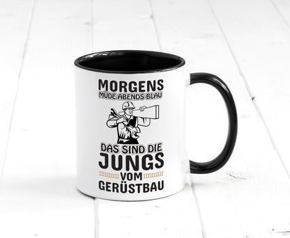 Jungs vom Gerüstbau | Gerüstbauer Tasse Baustelle Geschenk Humor Geschenkidee