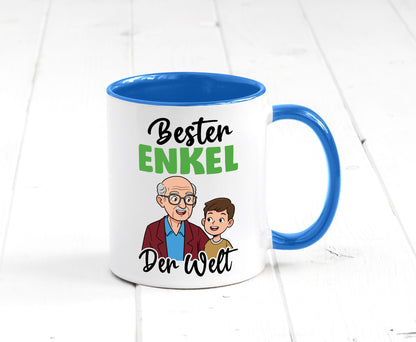 Bester Enkel | Großmutter Großvater Oma Opa lustiger Spruch Geschenk Familie