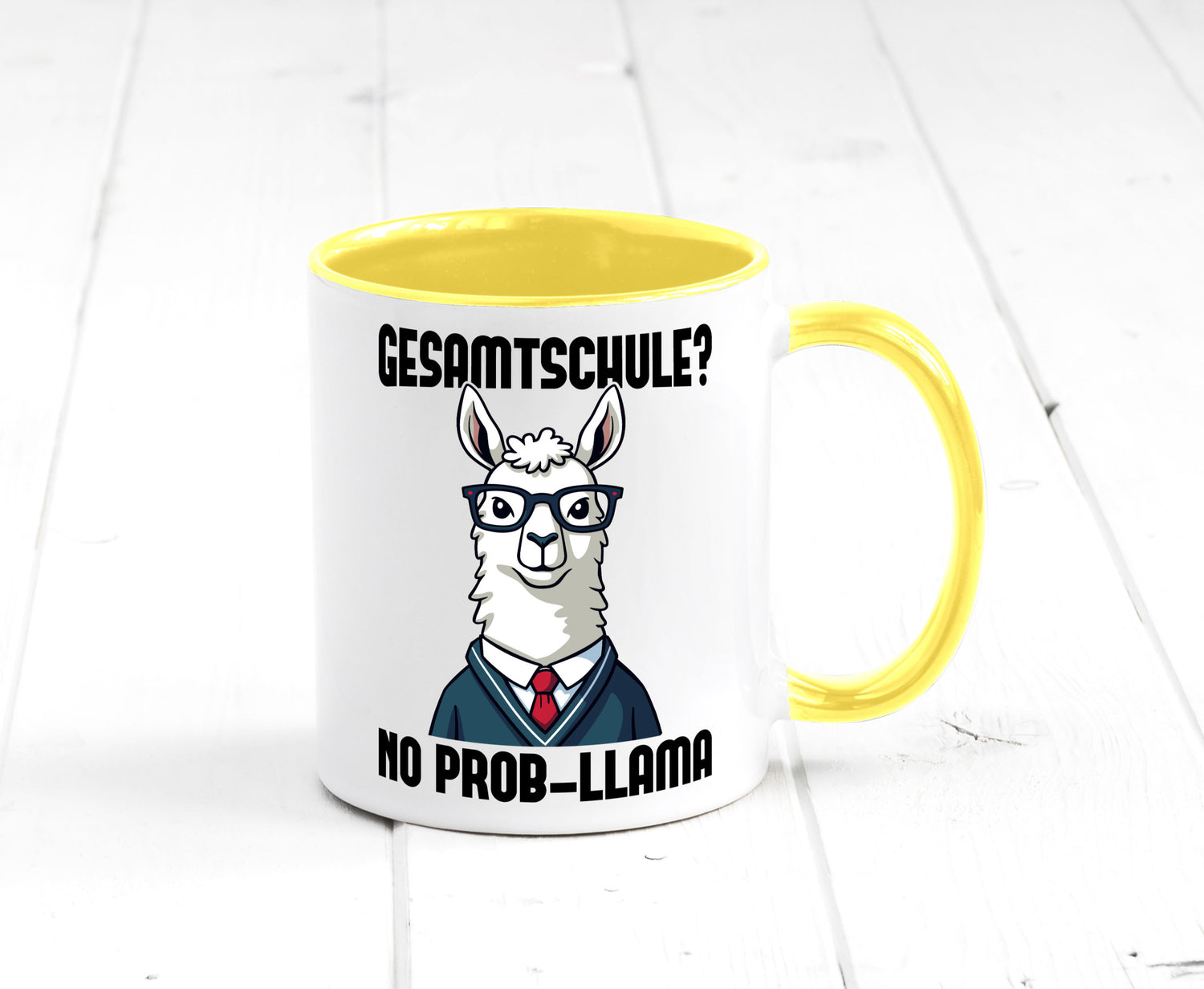 Gesammtschule | no prob-llama Einschuldung Humor Geschenkidee Tasse