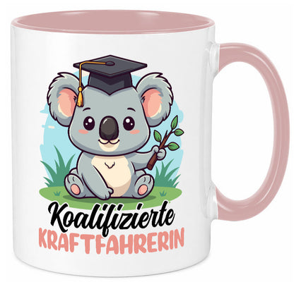 Koalifizierte Kraftfahrerin | Lastwagen LKW Humor Geschenkidee Tasse