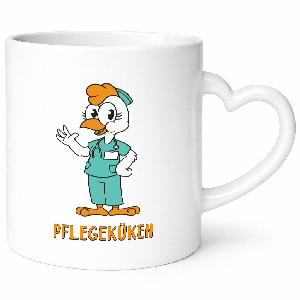 Pflegeküken | Küken Krankenschwester Pfleger Humor Geschenkidee Tasse