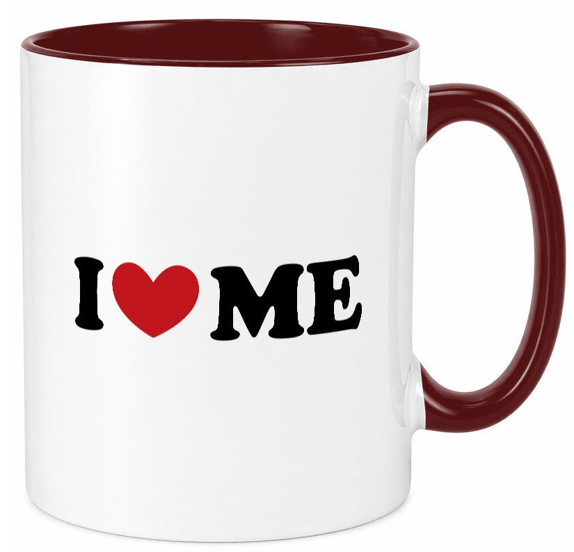 I love me vl8 Geschenk Humor Geschenkidee lustiger Spruch Tasse