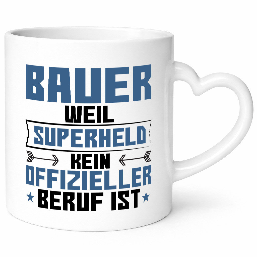 Superheld Bauer | Bauernhof Landwirtschaft lustiger Spruch Geschenk Humor