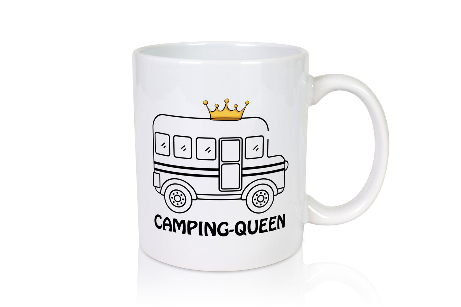 Camping Queen lustiger Spruch Geschenk Humor Geschenkidee Tasse