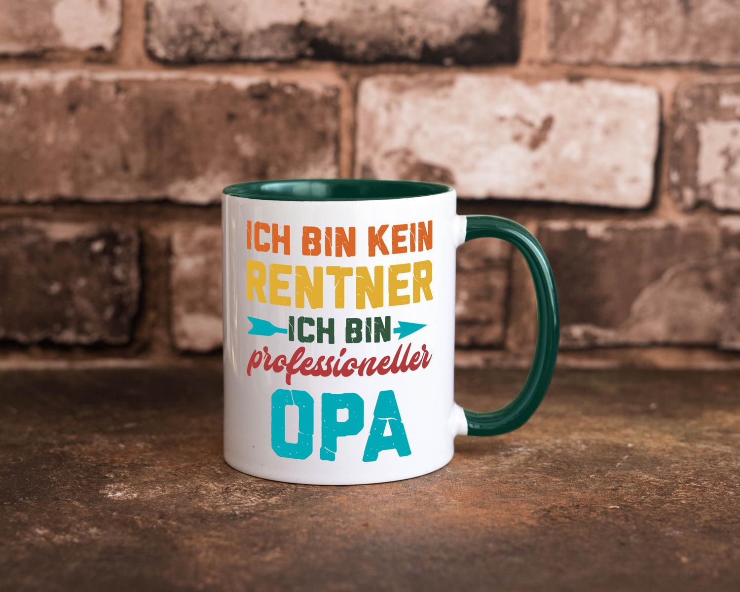 Ich bin Professioneller Opa | Rentner Großvater Geschenkidee Familie Humor Tasse