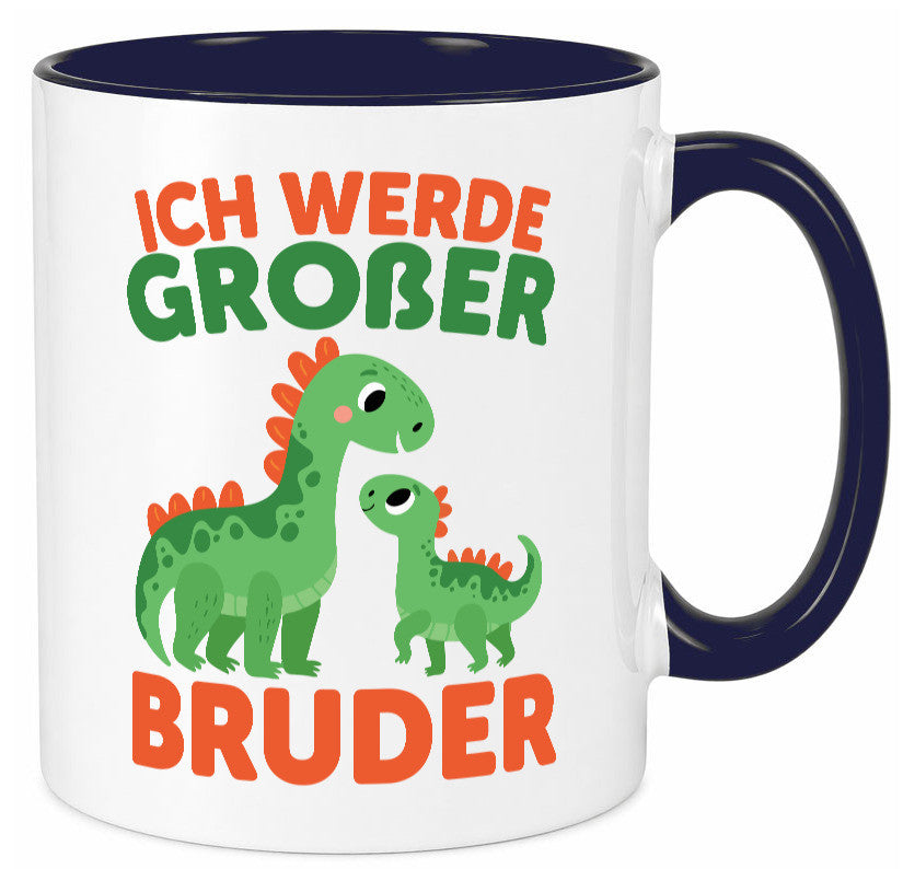 Ich werde Großer Bruder | Dino Brudersaurus lustig Humor Geschenkidee Geschenk