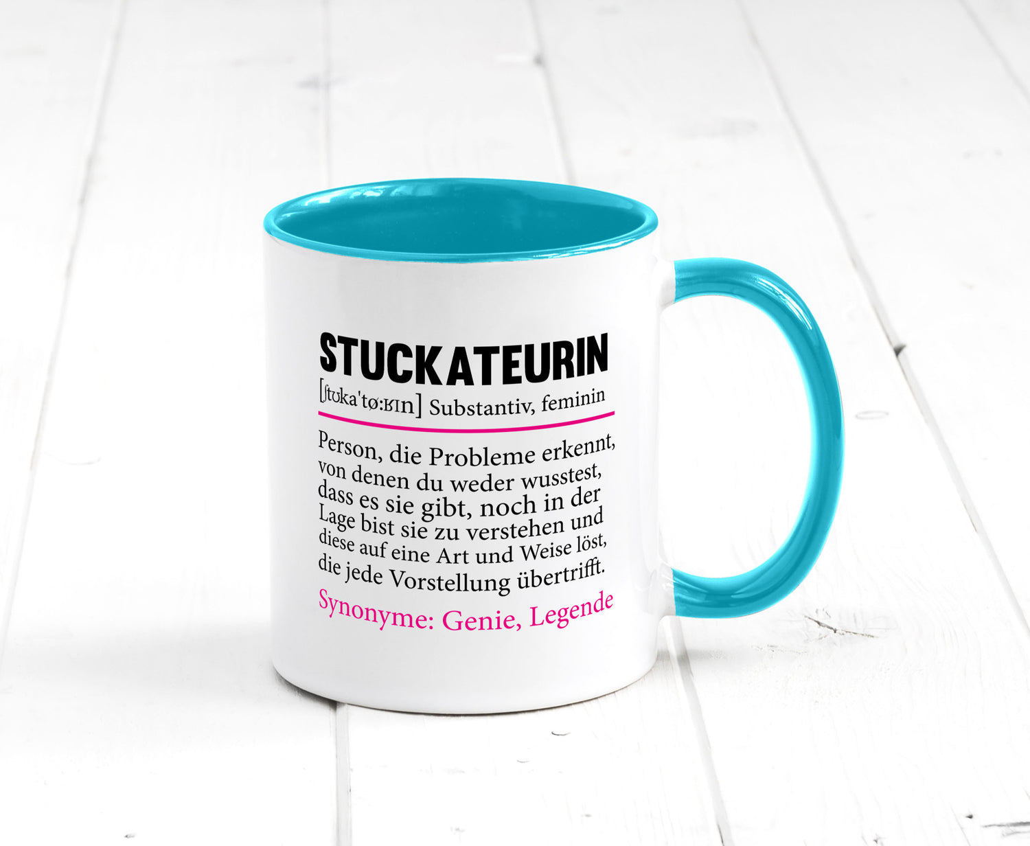 Stuckateurin | Innenausbau Beruf Humor Spruch Arbeit Kollegen Büro Geschenkidee