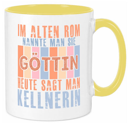 Heute sagt man: Kellnerin | Beruf kellnern Bedienung Geschenkidee Arbeit Tasse