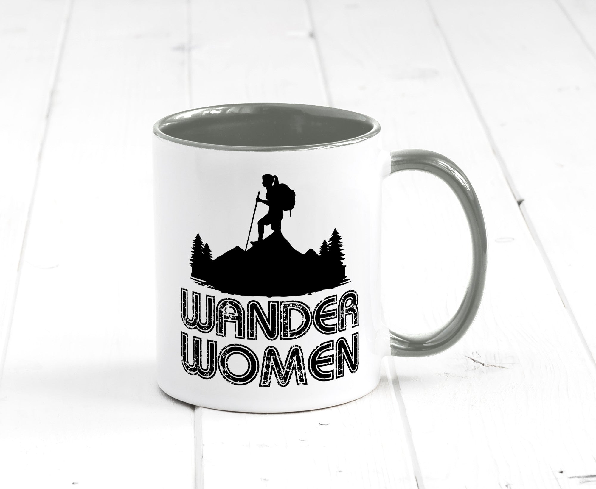 Wander Woman | Wandern Berge Geschenk Familie Geschenkidee lustiger Spruch Tasse