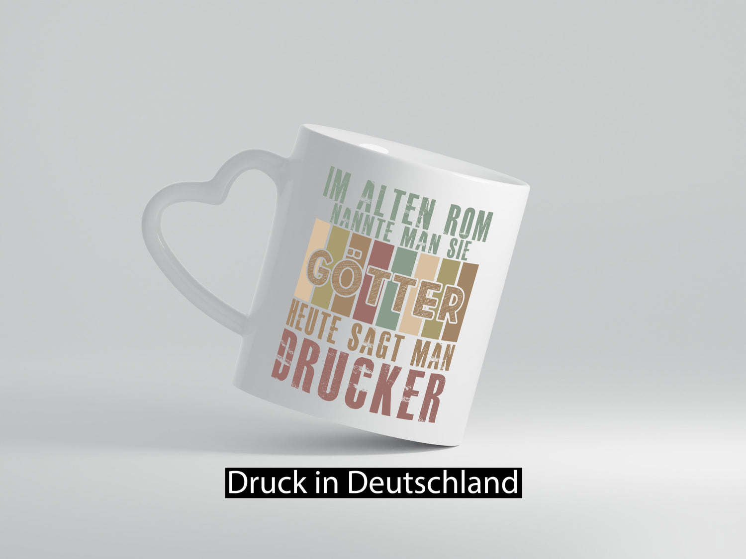 Heute sagt man: Drucker | Druckerei Print Medien Geschenk Humor Geschenkidee