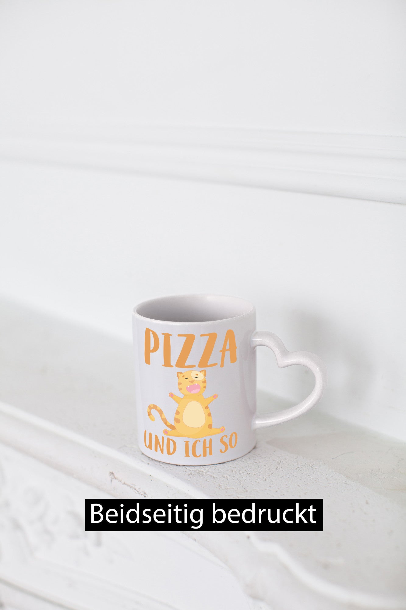 Pizza und ich so Geschenk Humor Geschenkidee lustiger Spruch Tasse