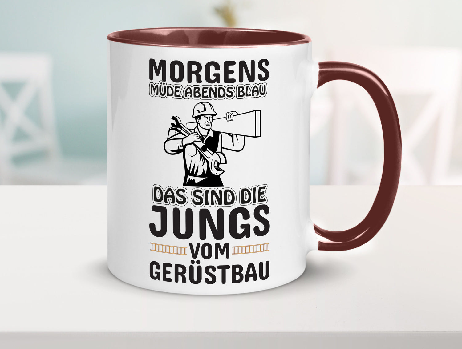 Jungs vom Gerüstbau | Gerüstbauer Tasse Baustelle Geschenk Humor Geschenkidee