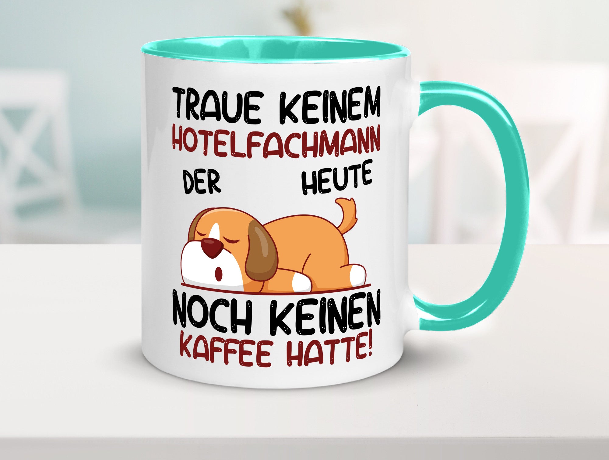 Traue keinem Hotelfachmann |Hotel lustig Humor Geschenkidee Geschenk Tasse