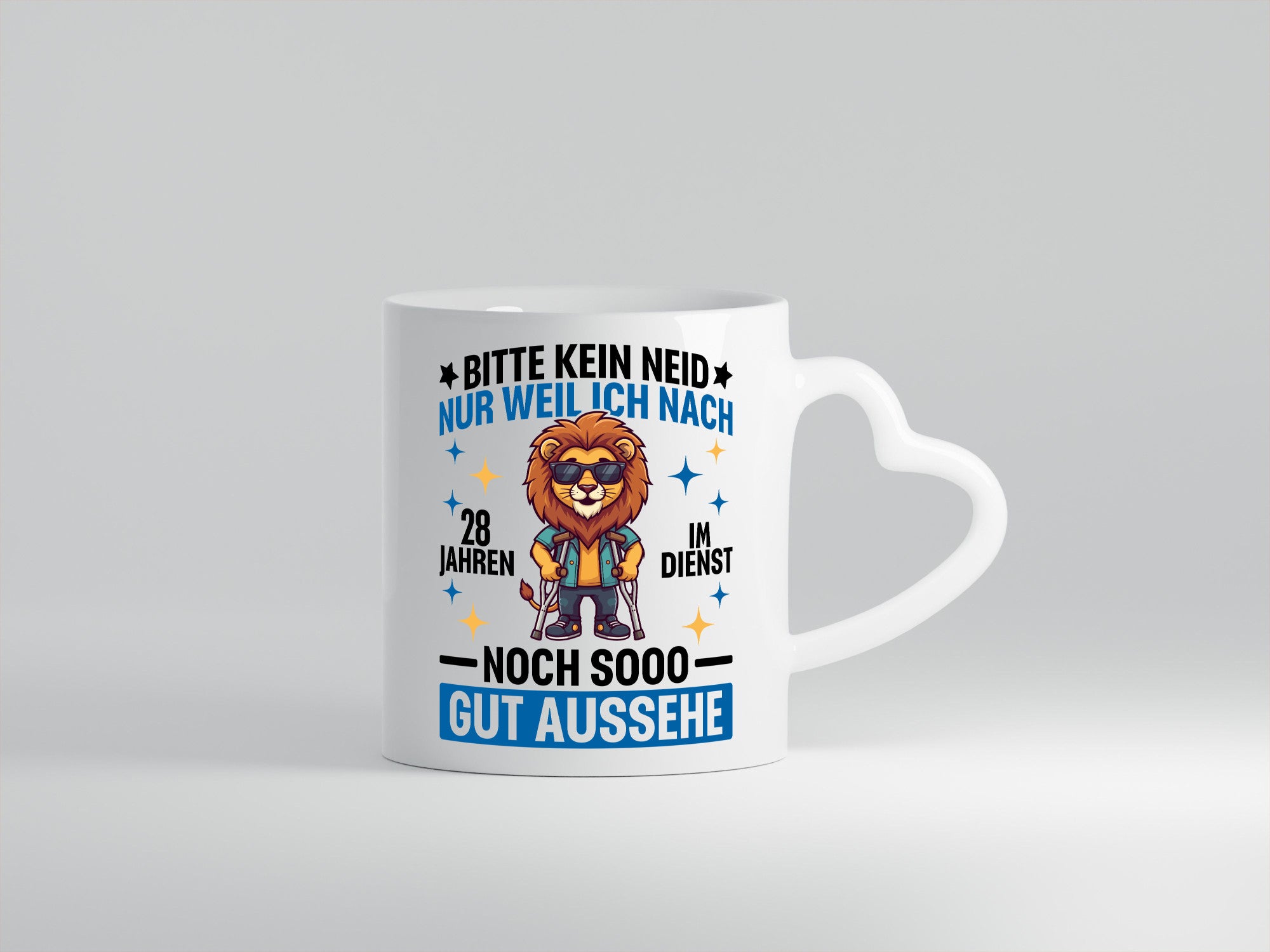 28 Jahre im Dienst | Arbeitsjubiläum Arbeit lustiger Spruch Geschenk Kollegen